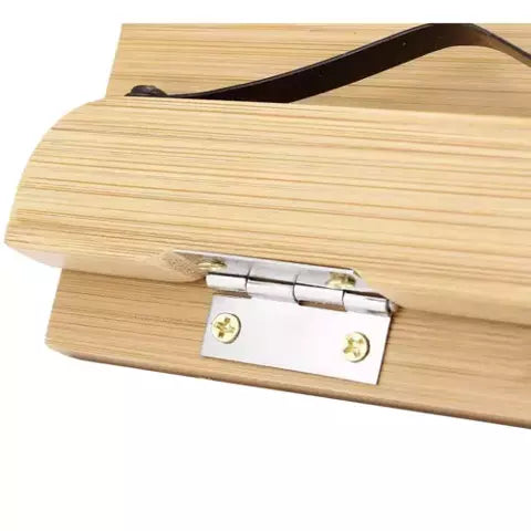 Universal Folding Laptop Table with Ventilation - Bamboo