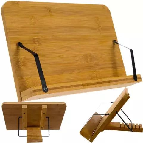 Universal Folding Laptop Table with Ventilation - Bamboo