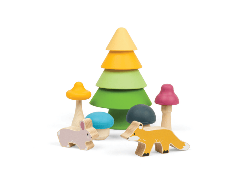 Stacking game - Forest Friends - From 12 months 