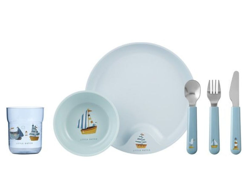 Bamboo children's tableware set of 4 - Beer