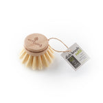 Wooden dishwashing brush head (replacement head)