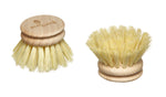 Wooden dishwashing brush head (replacement head)