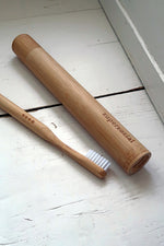 Bamboo Toothbrush Case 