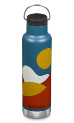 12 oz / 355 ml Kid Kanteen - Sport Cap - Print Jelly Fish