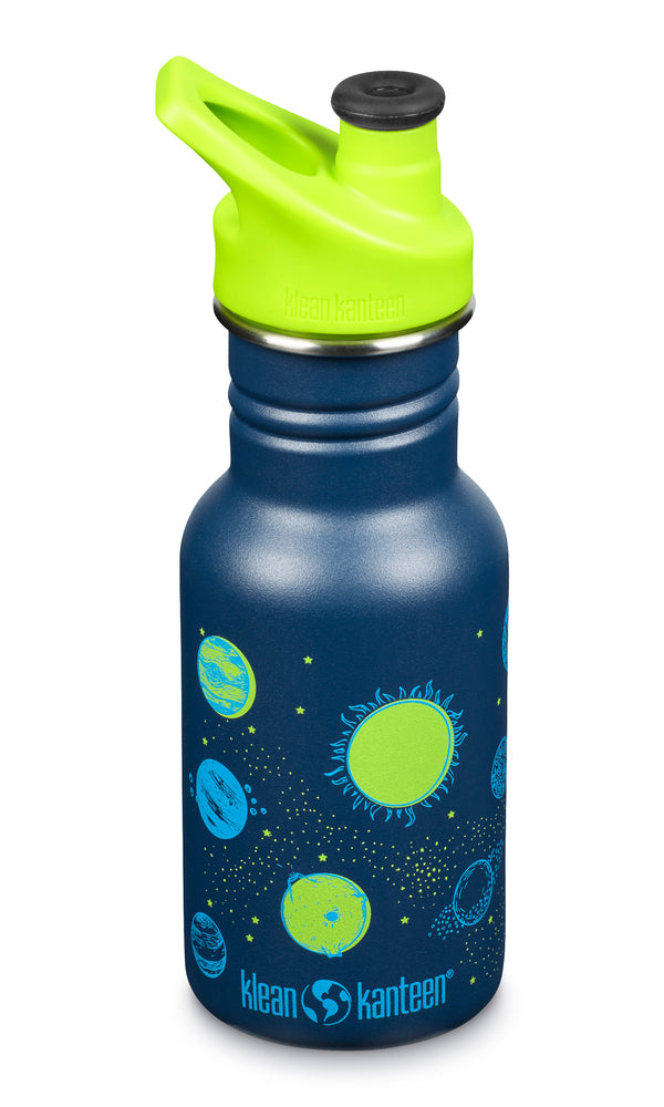 12 oz / 355 ml Kid Kanteen - Sport Cap - Print Jelly Fish