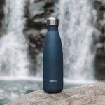 Insulated stainless steel bottle - midnight blue granite