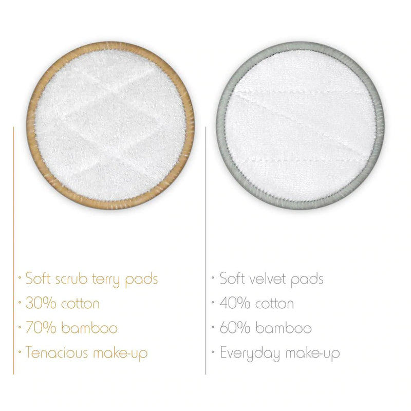 16 washable cotton pads