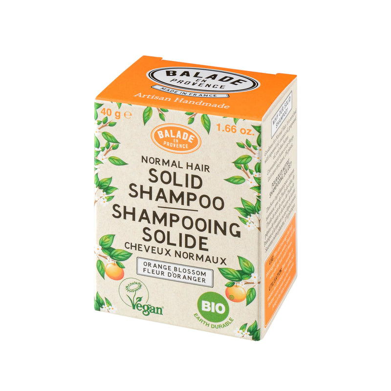 Enriched Solid Shampoo - Orange Blossom 