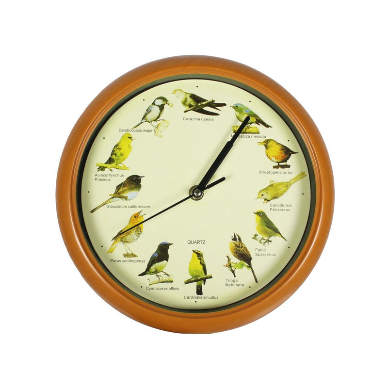 Genius Ideas Wall Clock Birdsong Design