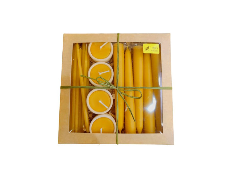 Gift set - Beeswax candles