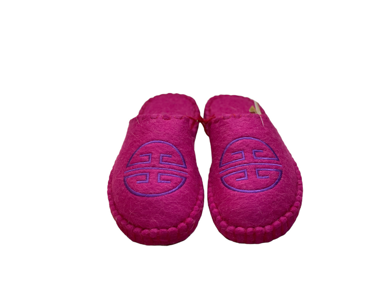 Women's Felt Slipper - With fabric sole