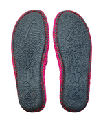 Women's Felt Slipper - With rubber sole