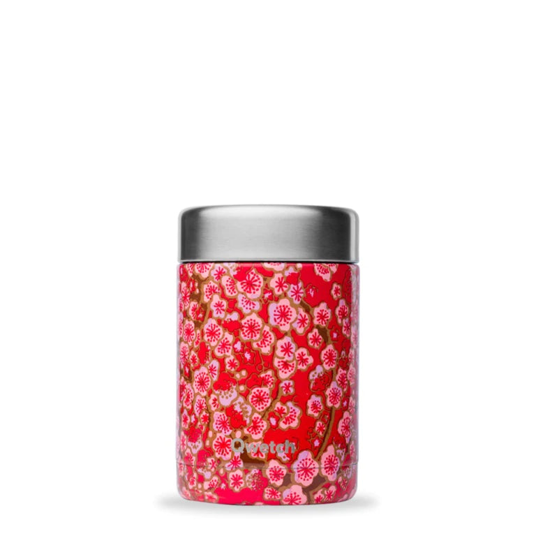 Insulated Soup &amp; Lunchbox - Red Flowers - 340 ml