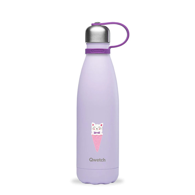 Insulated stainless steel bottle for children - Ice Cream Cat - 500 ml