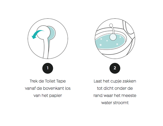 Toilet tape toilet block - Dazzling Dutch 