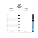 Correctbook Premium A4 Ink Black - Blanco / Gelinieerd