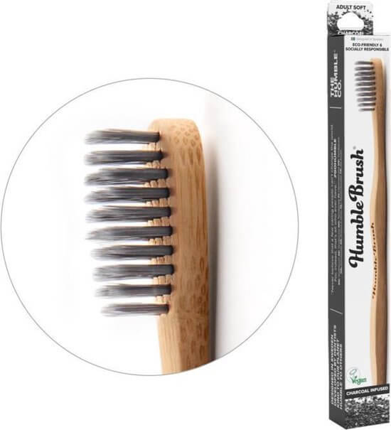 Humble brush Toothbrush Soft - Charcoal 