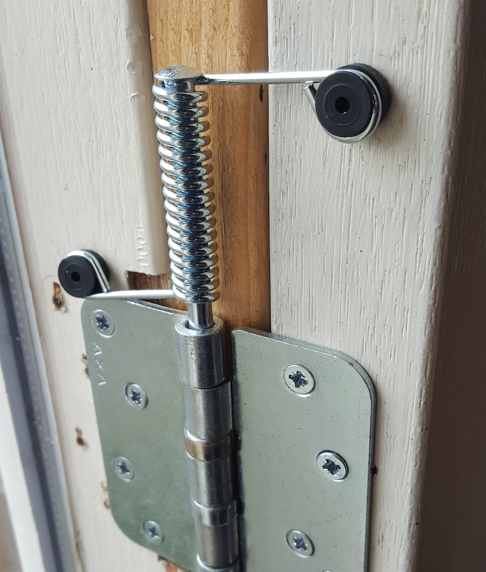 Door closer - hinge pin 