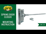 Door closer - 24 cm - 90-140mm