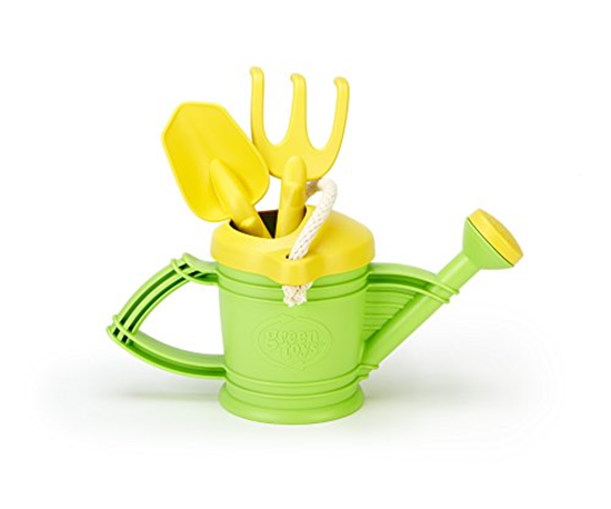 Watering Can with Garden Tools