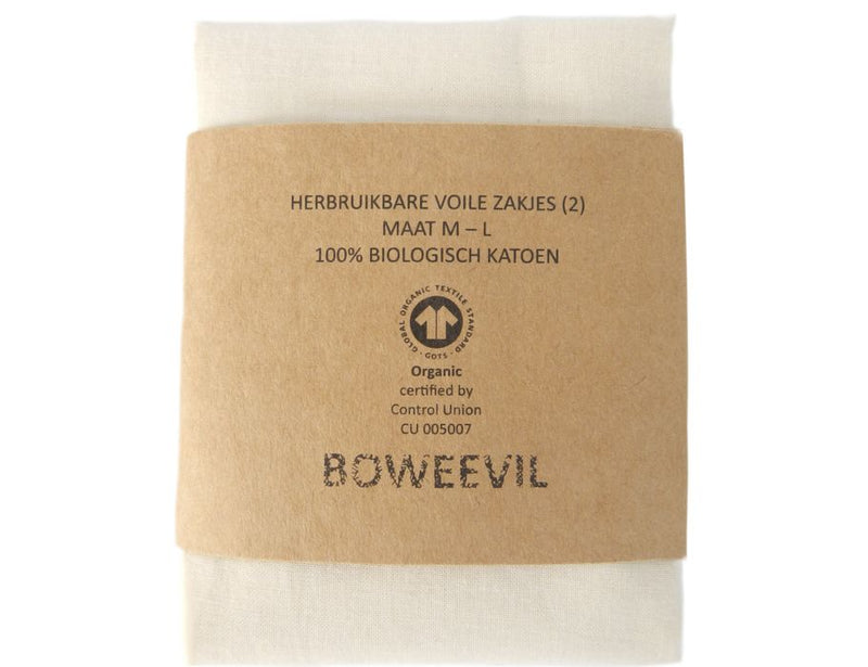 Sandwich bags Voile - 2 pieces: Size M + L 