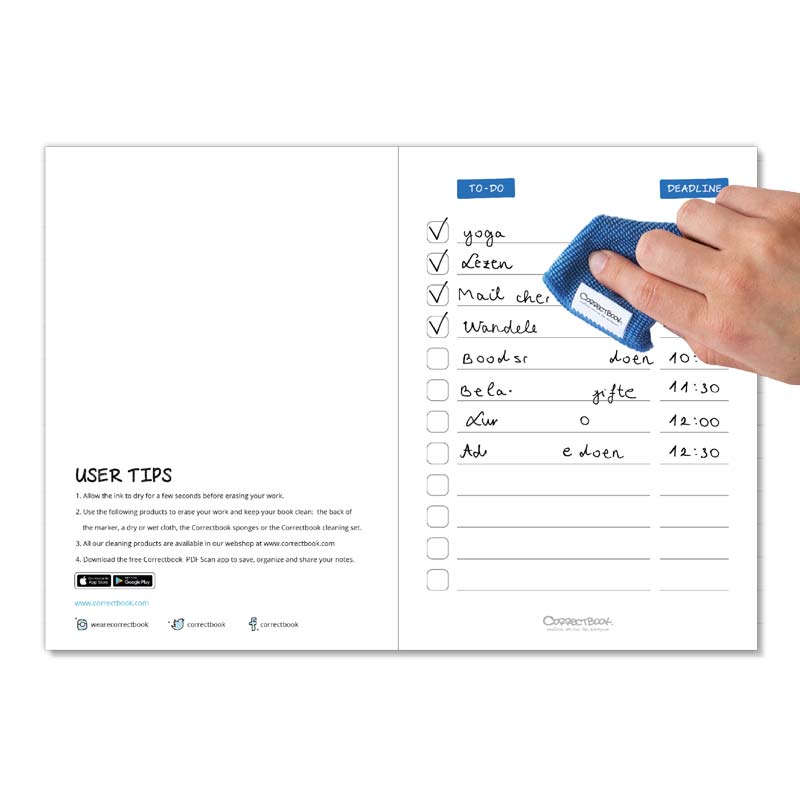 Correctbook A5 scratch TO-DO LIST