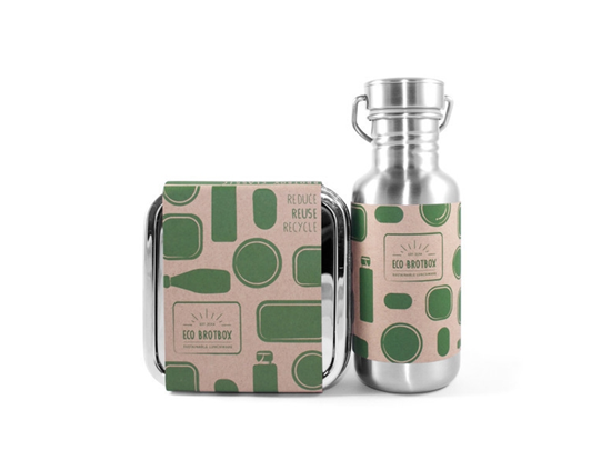 Cadeauset - Lunchbox en Drinkfles 500ml