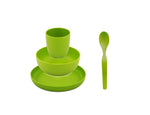 Children's Tableware Gift Set Bioplastic - 3 colors 