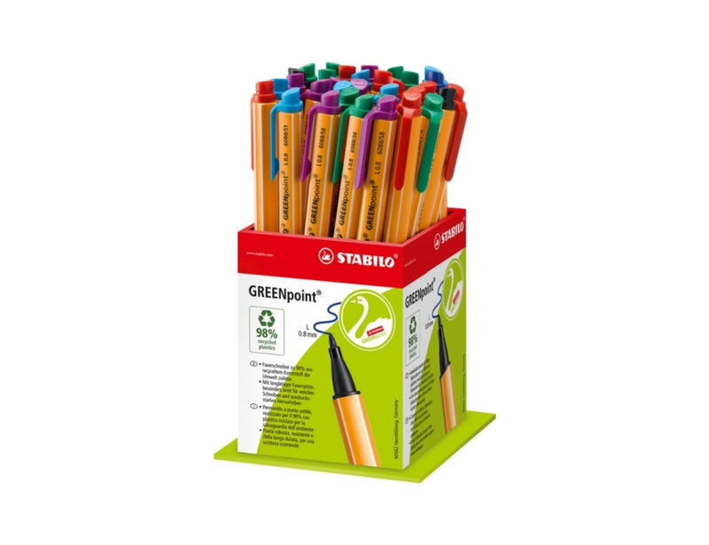 Pen set - Greenpoint - 40 pcs in 6 colors