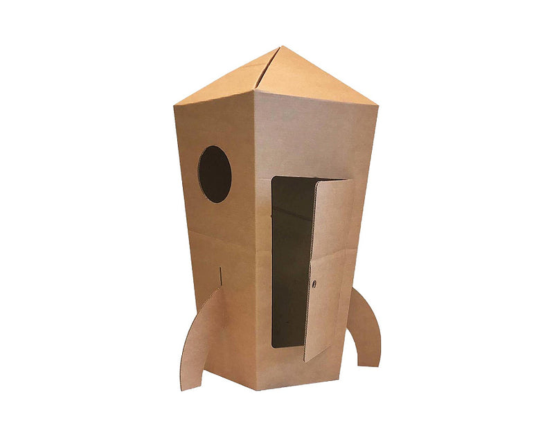 Cardboard Playhouse - Rocket