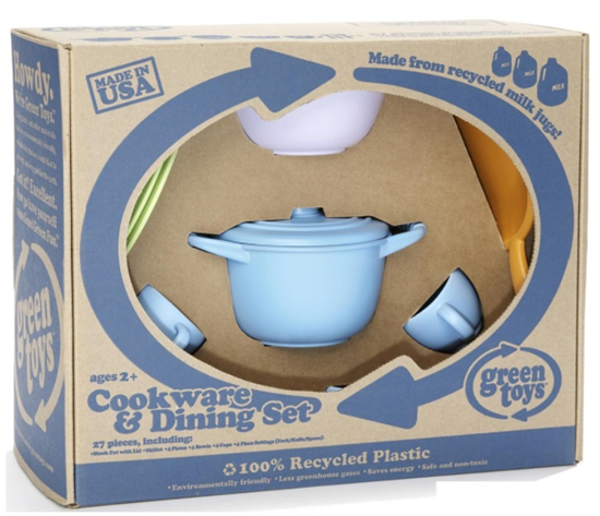 Cooking and Dinner set - recycled