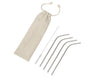 Stainless steel straws - 4x