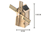 Building kit – Dutch windmill with solar panel - mini 