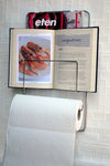 Magazine holder + Kitchen Roll holder Chrome or Black