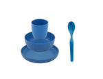 Children's Tableware Gift Set Bioplastic - 3 colors 