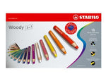 Woody Pencils - 3 in 1 - set of 18