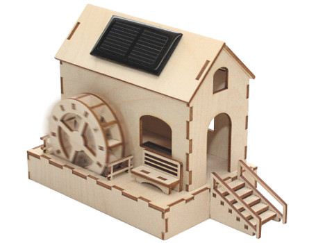 Kit - Watermill with solar panel