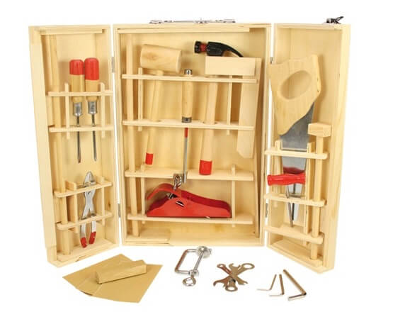 Tool box 28 pieces - kids