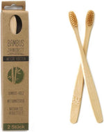 Bamboo toothbrush set of 2 