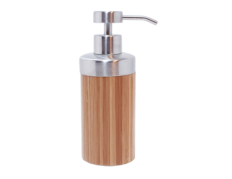 Bamboo soap pump