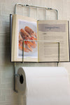 Magazine holder + Kitchen Roll holder Chrome or Black