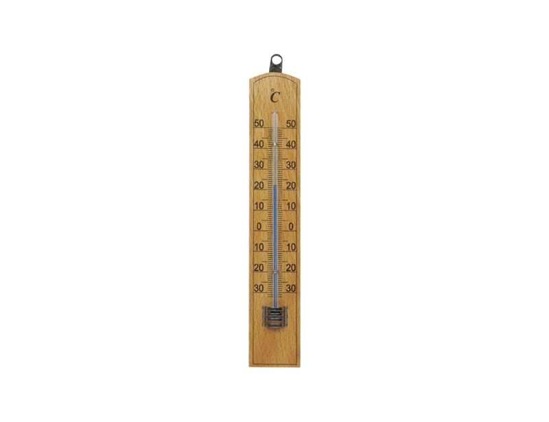 Thermometer - Wood - 20 cm 