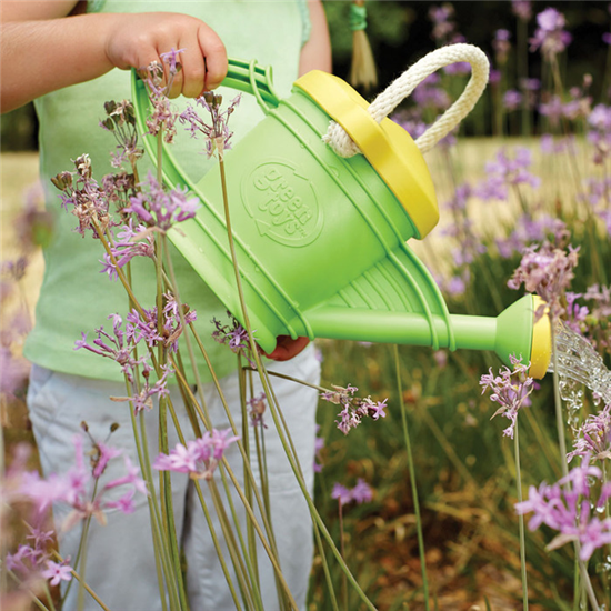 Watering Can with Garden Tools