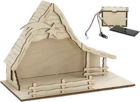 Building kit - Nativity scene with solar panel 