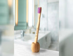 Bamboo toothbrush holder - With print 