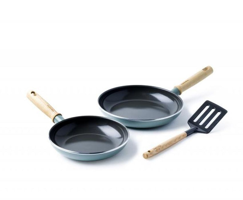 Ceramic Non-Stick Frying Pan Set 3-Piece