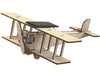 Kit - Biplane plane with solar panel 
