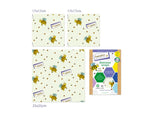 Beeswax Towels Set - 2x Small and 1x Medium - Kids print