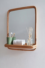 Rattan Mirror