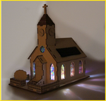 Kit - Church with solar panel 